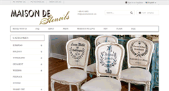 Desktop Screenshot of maisondestencils.com